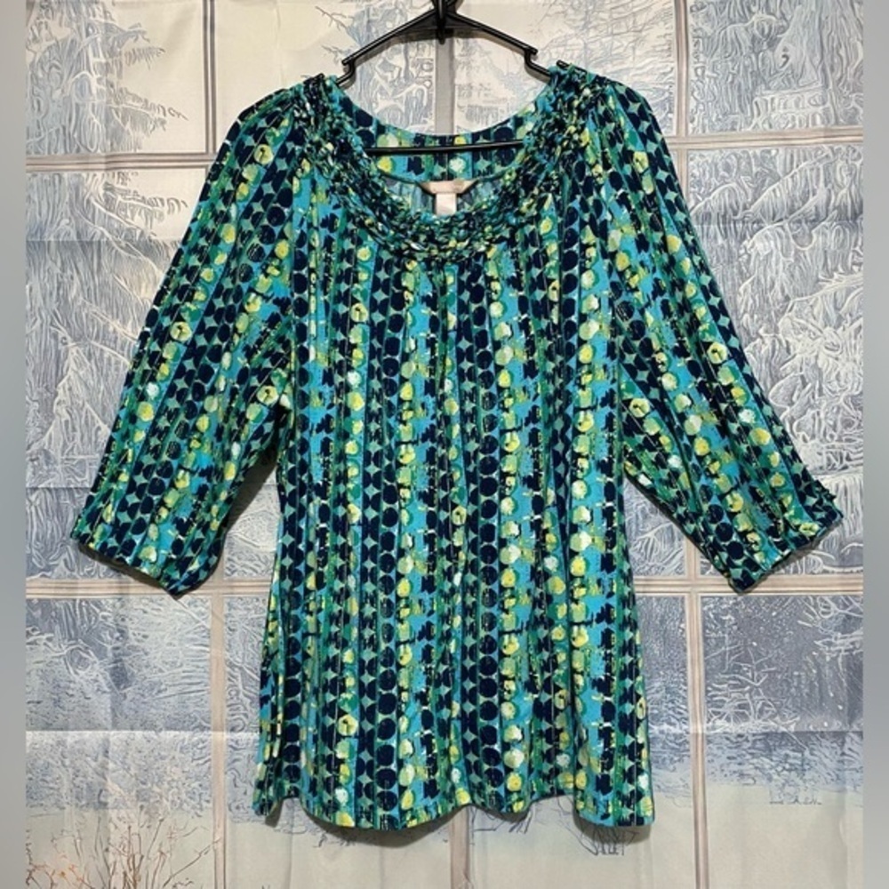 White Stag 3/4 Sleeve Shirt Size XXL - Picture 2 of 5